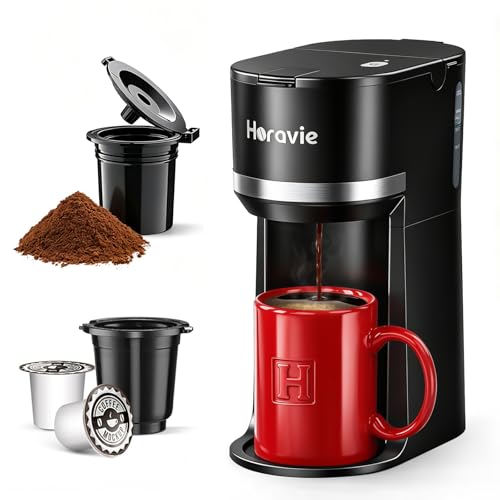 Horavie Mini Coffee Maker Black