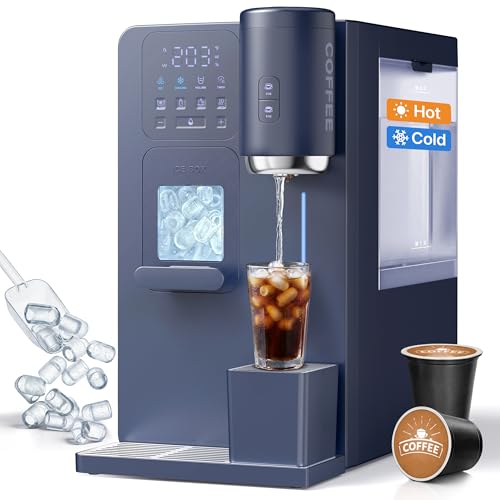EXNOS Water Dispenser and Ice Maker with Coffee Brewer