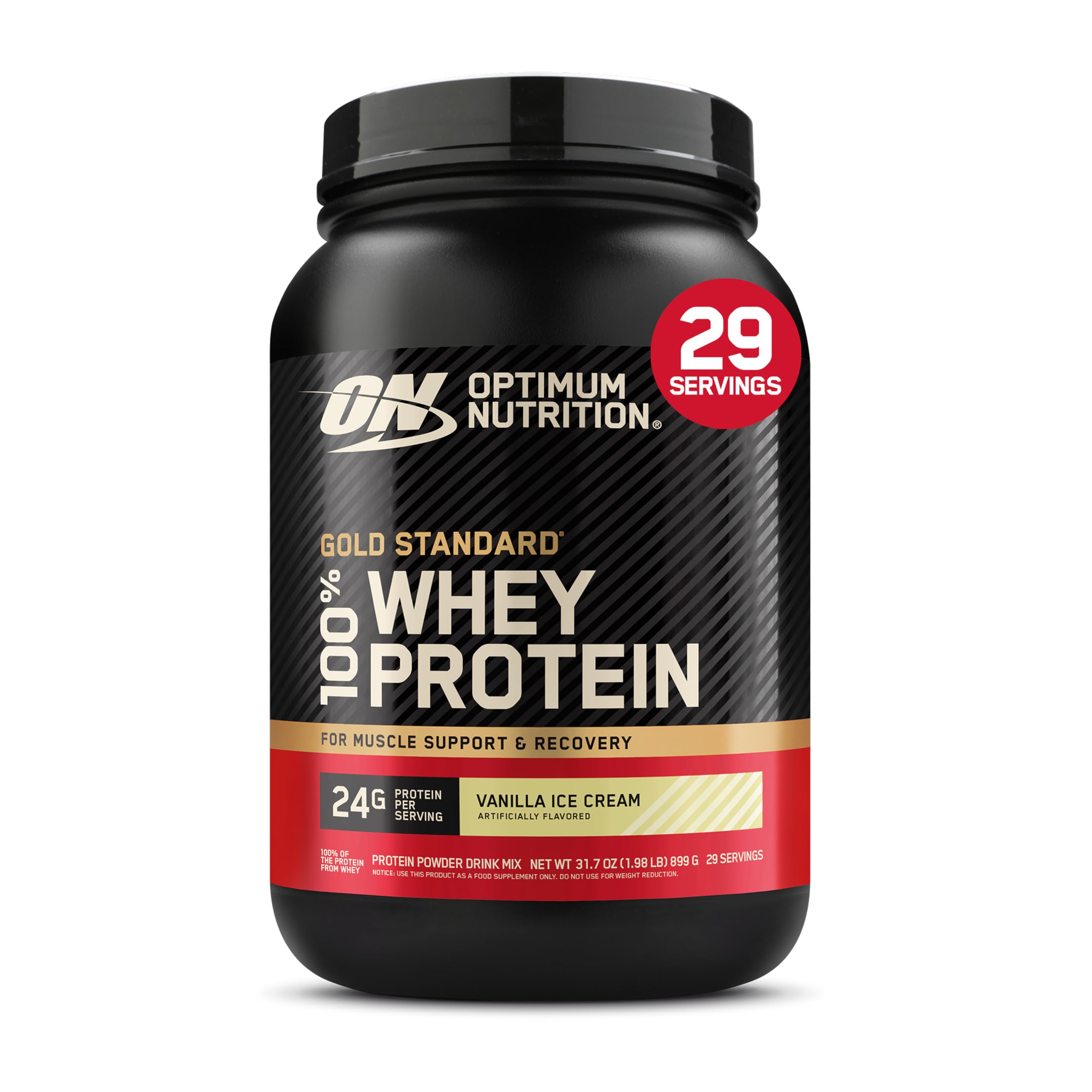 Optimum Nutrition Gold Standard Whey Protein Vanilla Ice Cream
