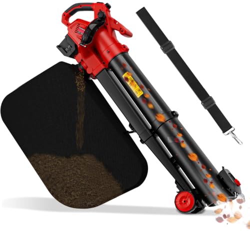 AGRIHARV Cordless Leaf Vacuum with Bag