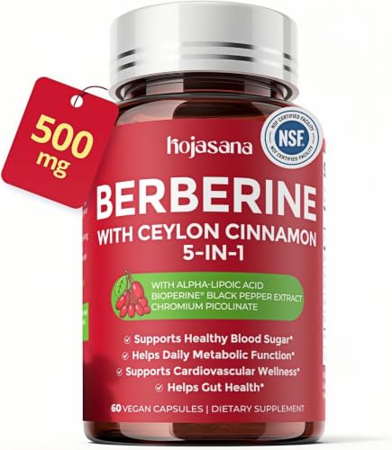 HojaSana Berberine 1600mg with Ceylon Cinnamon