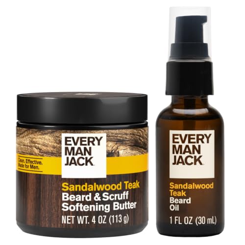 Every Man Jack Beard Oil and Butter Sandalwood Teak