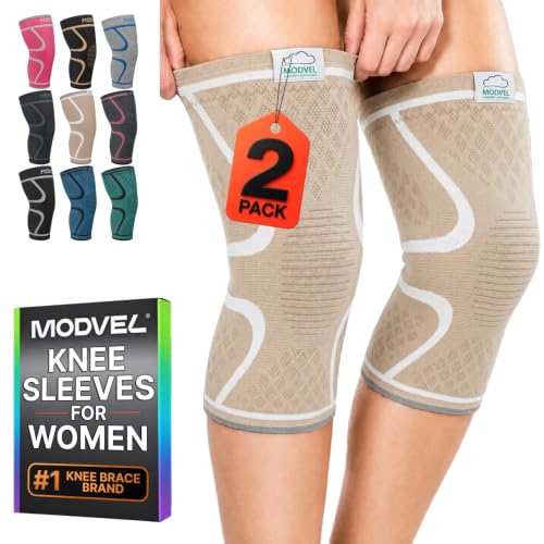 Modvel Knee Brace for Women - 2 Pack