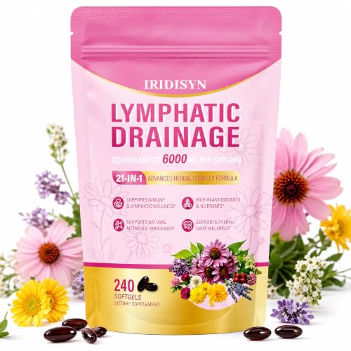 IRIDISYN Lymphatic Drainage Herbal Complex 6000mg
