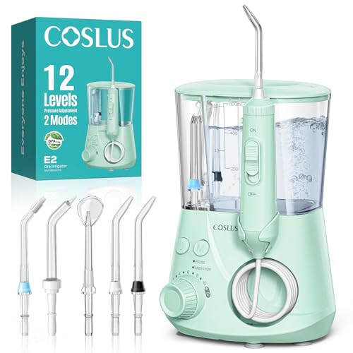 COSLUS E2 Water Flosser with 12 Settings