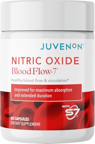 Juvenon BloodFlow-7 Nitric Oxide Supplement 60 Count