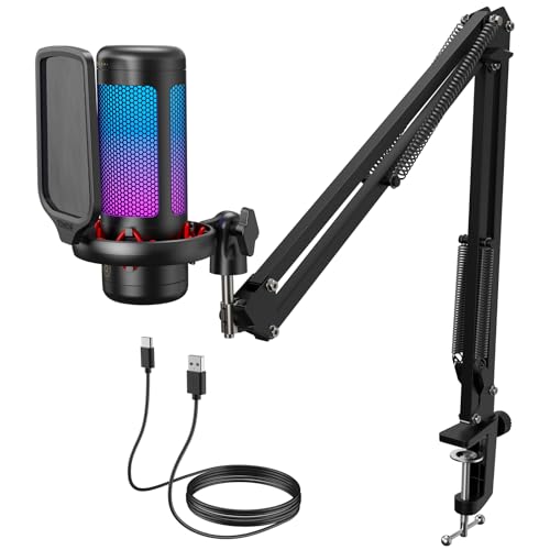 TONOR TC310+ RGB Gaming Microphone Set