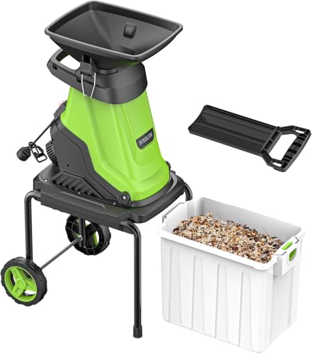 Steelite 1.8 Electric Wood Chipper Mulcher Shredder