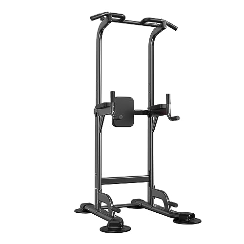 Power Tower Adjustable Pull Up & Dip Station