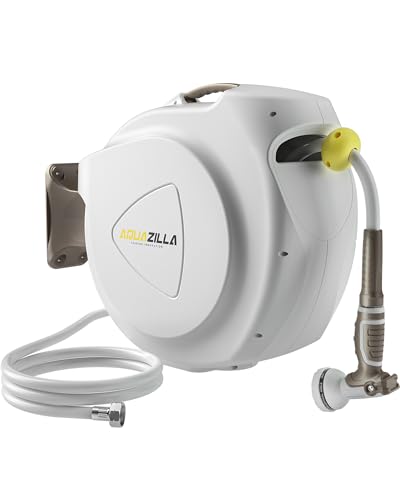 AQUAZILLA Retractable Garden Hose Reel 71 ft