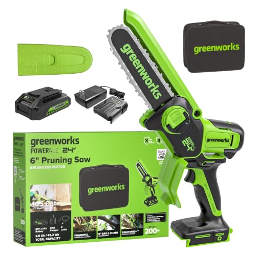 Greenworks 24V Mini Cordless Chainsaw