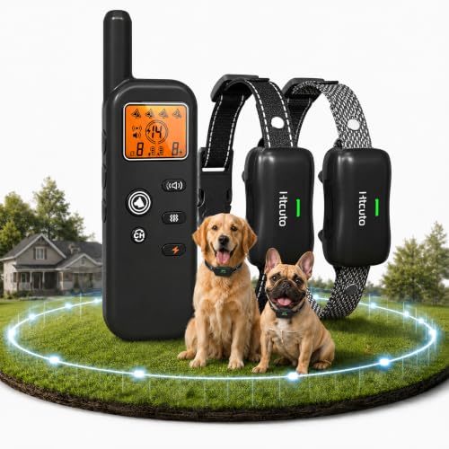 Htcuto Wireless Dog Fence System for Dogs