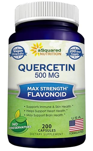 ASquared Nutrition Quercetin 500mg Supplement