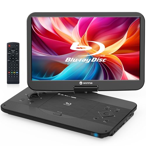 WONNIE 17.6" Portable Blu-Ray Player