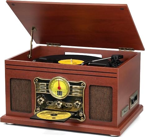 FEKTIK Bluetooth Record Player Turntable