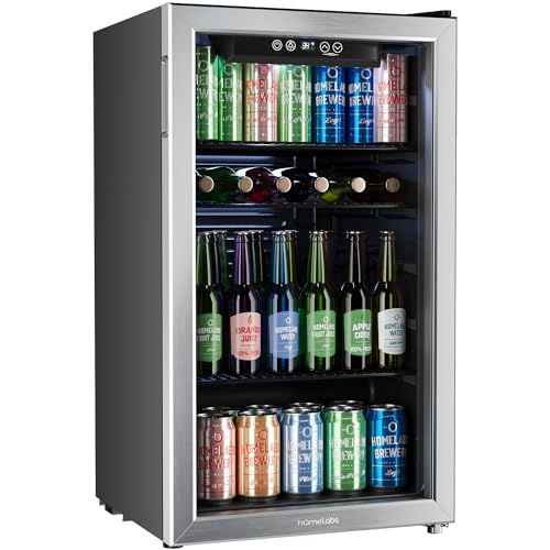 HOmeLabs Beverage Refrigerator and Cooler