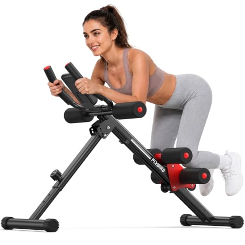 FLYBIRD Adjustable Ab Machine for Home Gym