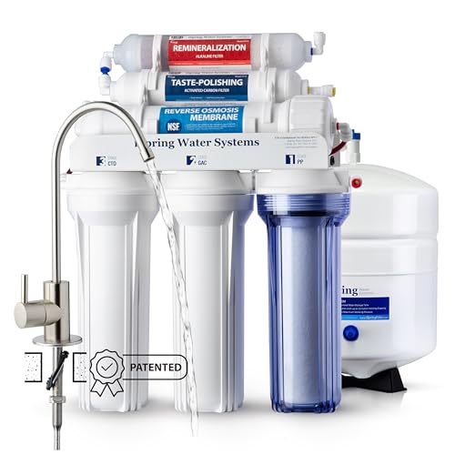 ISpring RCC7AK Alkaline Reverse Osmosis Water Filter System