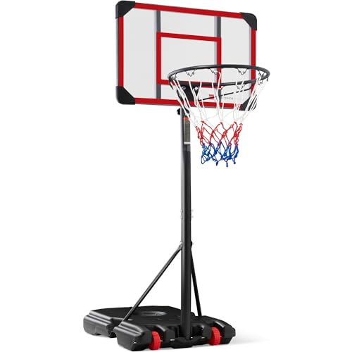Kids Height-Adjustable Basketball Hoop System