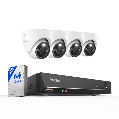 Reolink RLK8-1200D4-A 12MP Security Camera System