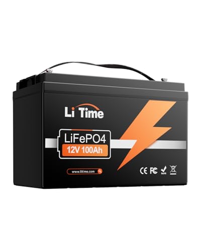 LiTime 12V 100Ah LiFePO4 Battery BCI Group 31