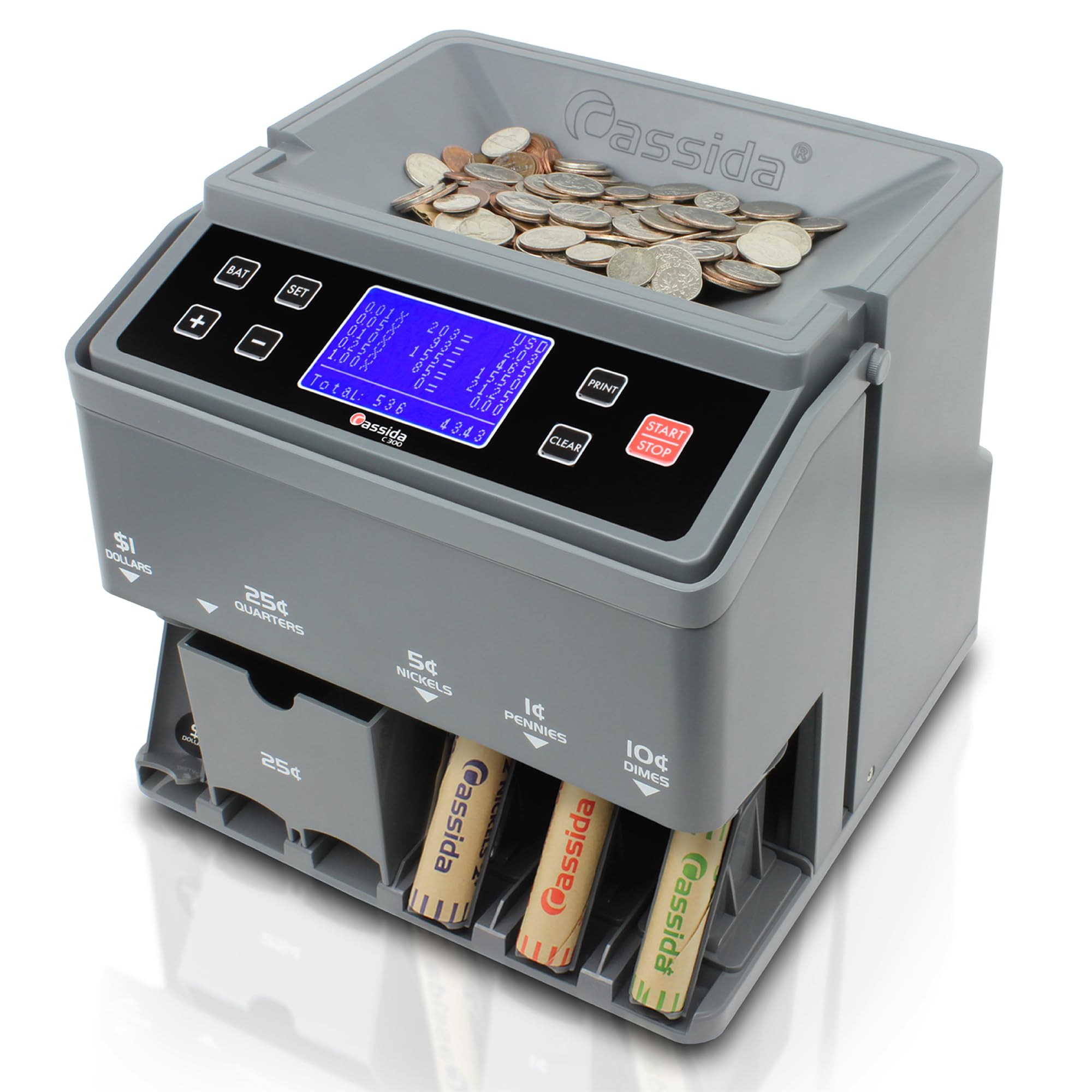 Cassida C300 Professional Coin Counter and Sorter