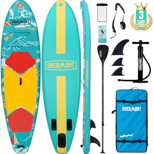 Overmont Inflatable Paddle Board 10&rsquo;6&rsquo;&rsquo; with Accessories
