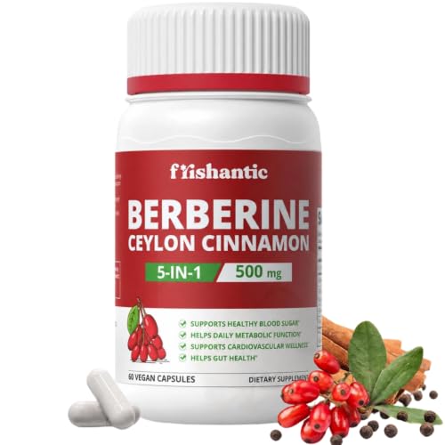 Frishantic Berberine with Ceylon Cinnamon Supplement