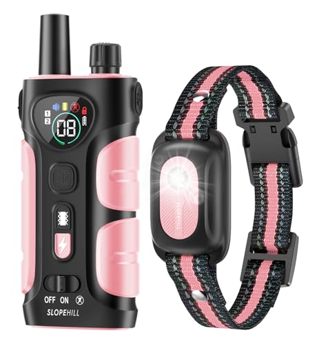 Slopehill Dog Training Collar, 4200FT Remote, Pink