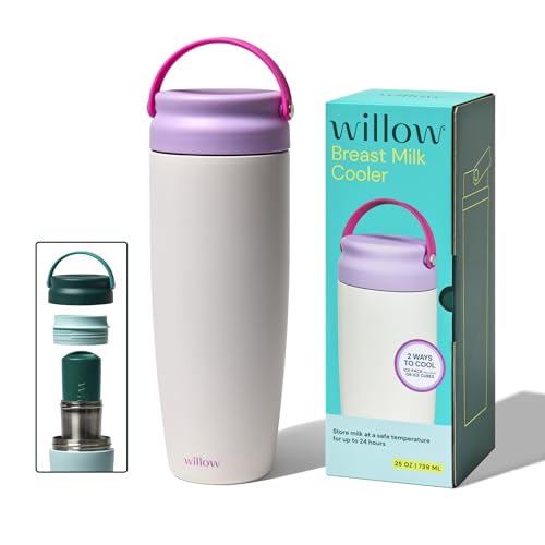 Willow Portable Breastmilk Cooler 25oz Alabaster