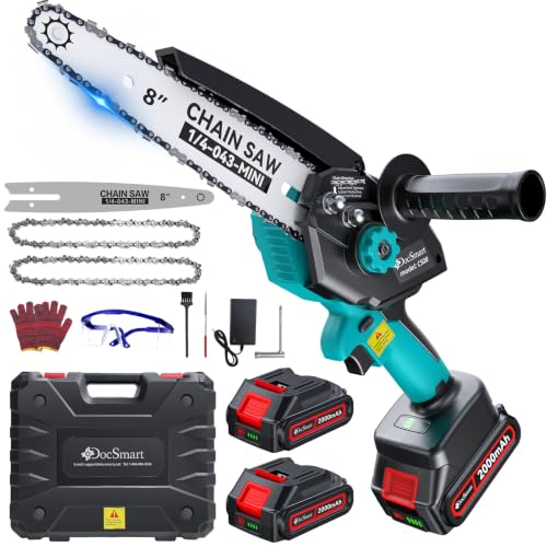 DocSmart Cordless Mini Chainsaw Set