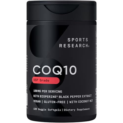 Sports Research CoQ10 100mg Vegan Softgels