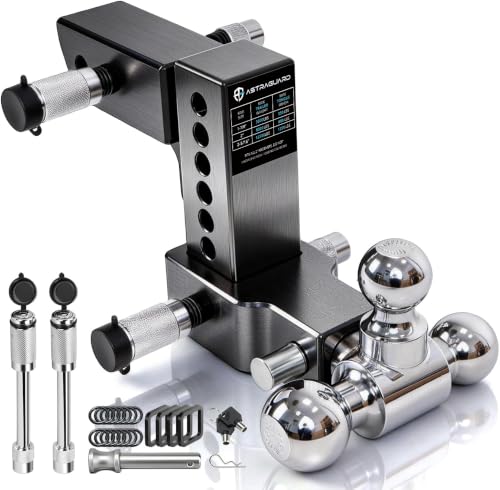 AstraGuard Adjustable Trailer Hitch Tri-Ball