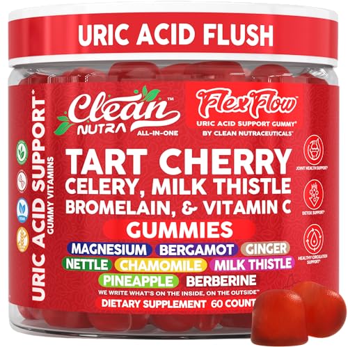 Clean Nutra Tart Cherry Uric Support Gummies