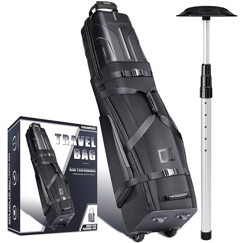 Champkey Golf Travel Bag with Lock and Wheels
