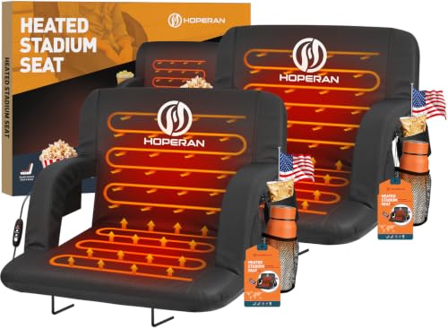 HOPERAN Double Heated Stadium Seats with Back Support