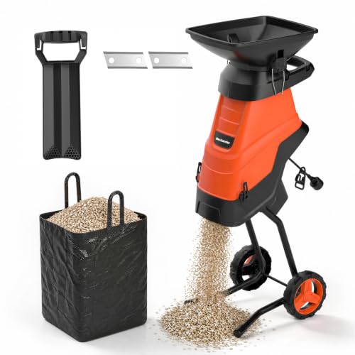 Maxlander Electric Wood Chipper Shredder 15-Amp