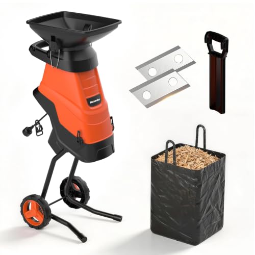 Maxlander Electric Wood Chipper Shredder 15-Amp