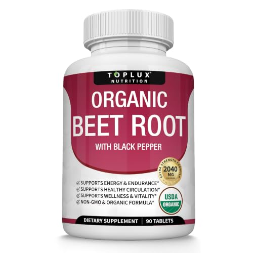 Organic Beet Root Powder Tablets 2040mg