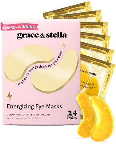 Grace & stella Gold Under Eye Mask, 24 Pairs