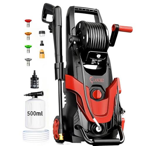 LANCHEZ Pressure Washer 4800PSI Red
