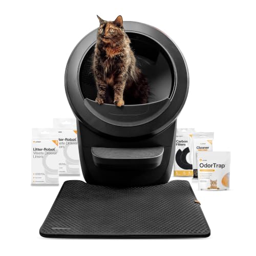 Whisker Litter-Robot 4 Accessory Bundle Black