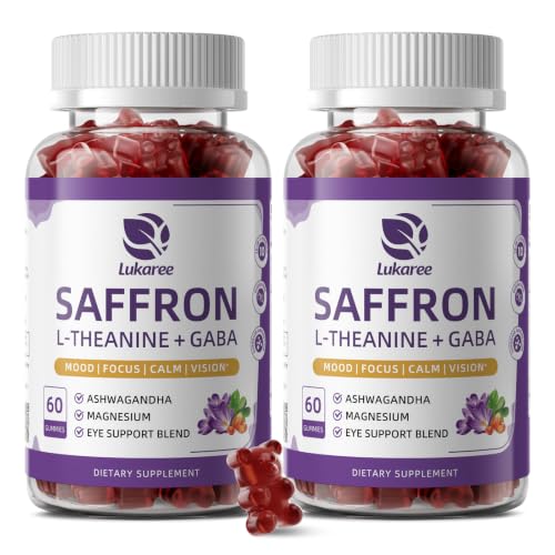Lukaree Saffron Gummies with L-Theanine and GABA