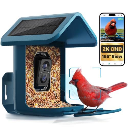 Onlyfly Smart Solar Bird Feeder Camera