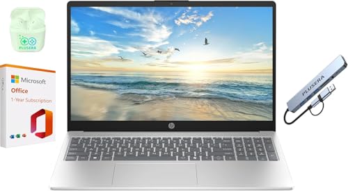 HP 15.6" FHD Laptop with Office 365