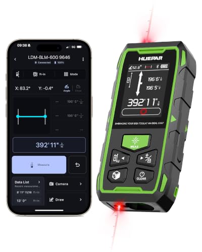 Huepar Dual Laser Measuring Tool 393ft