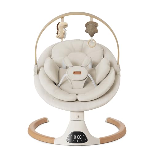 Monamii Baby Swing with Bluetooth and Remote