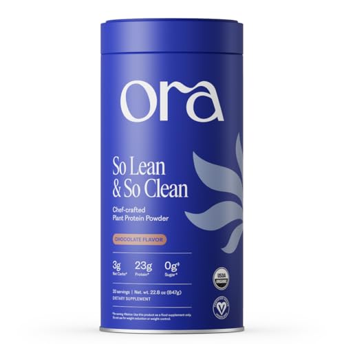 Ora Organic Vegan Protein Powder - Chocolate, 20 Servings