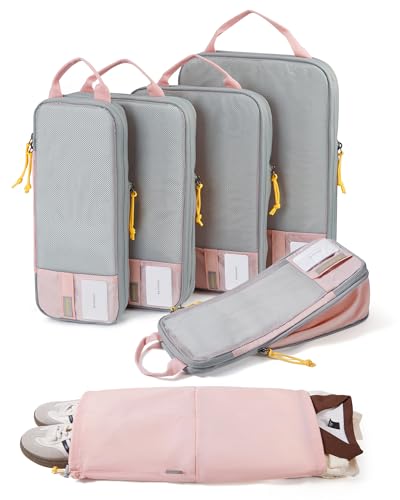 BAGSMART Travel Compression Packing Cubes Set