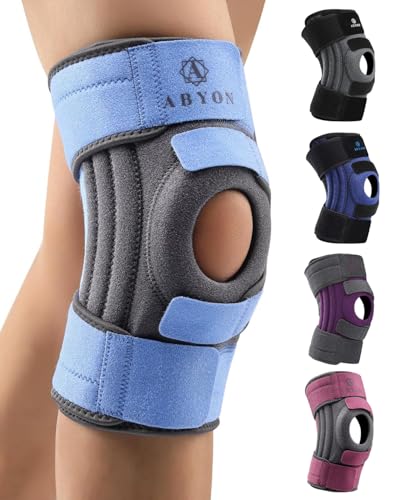 ABYON Knee Brace with Stabilizers and Strap